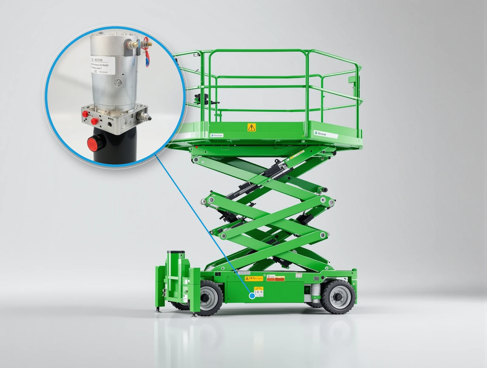 Minicentralina 24V DC per sollevatore da cantiere